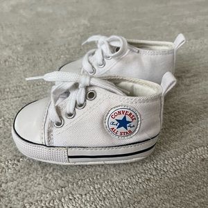 Baby’s First Converse - White - Size 1 - Like New